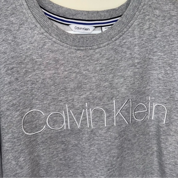 Calvin Klein Sweatshirt Men’s gray Embroidered Logo - Picture 5 of 12